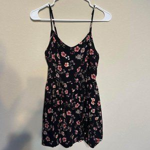 be cool black floral summer dress size L